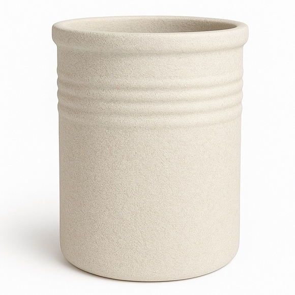 Stoneware Collection Crock and Utensil Canister - Picture 2 of 13